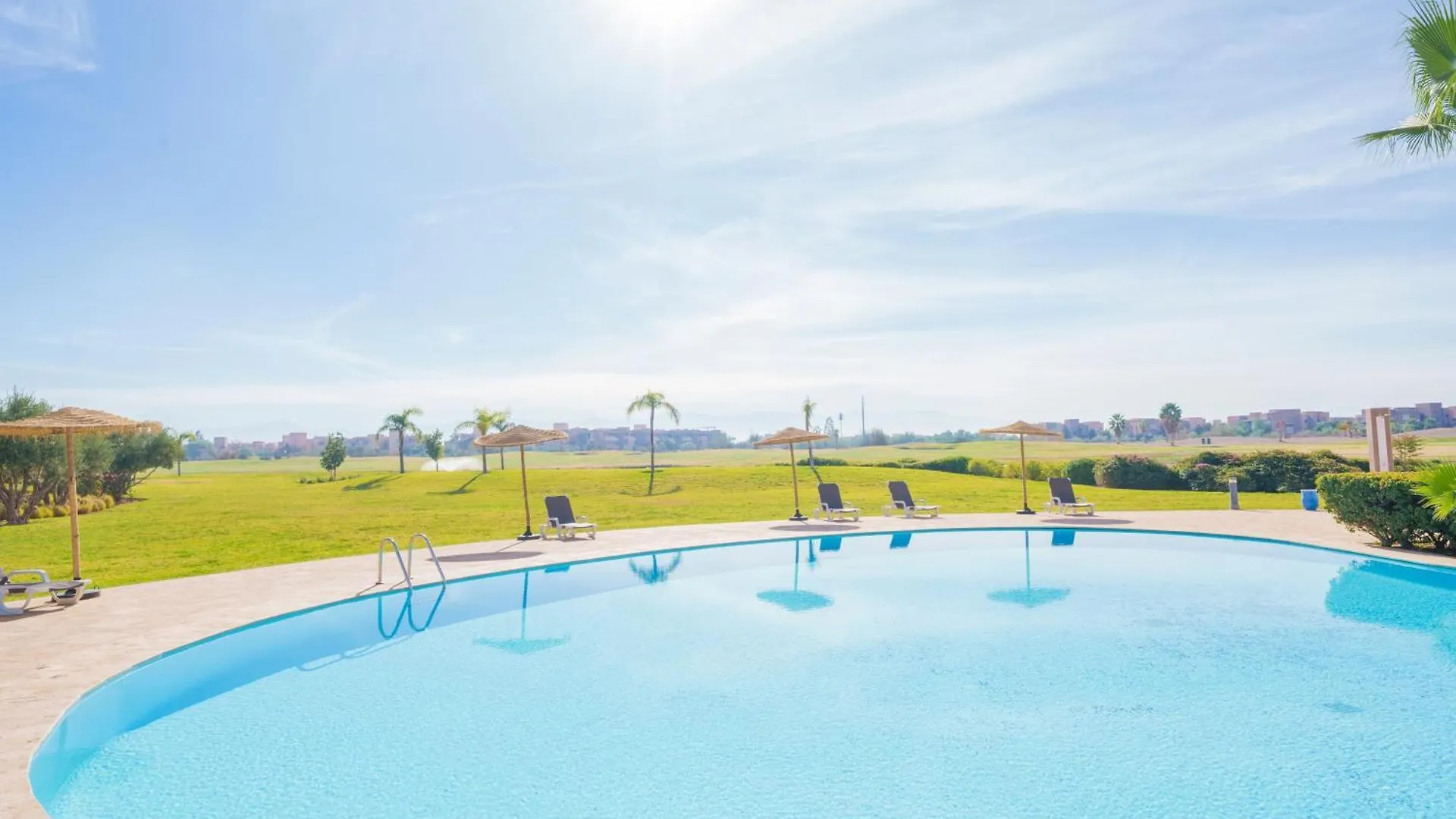 Relax Front Of Golf-Atlas Marrakesh Morocco