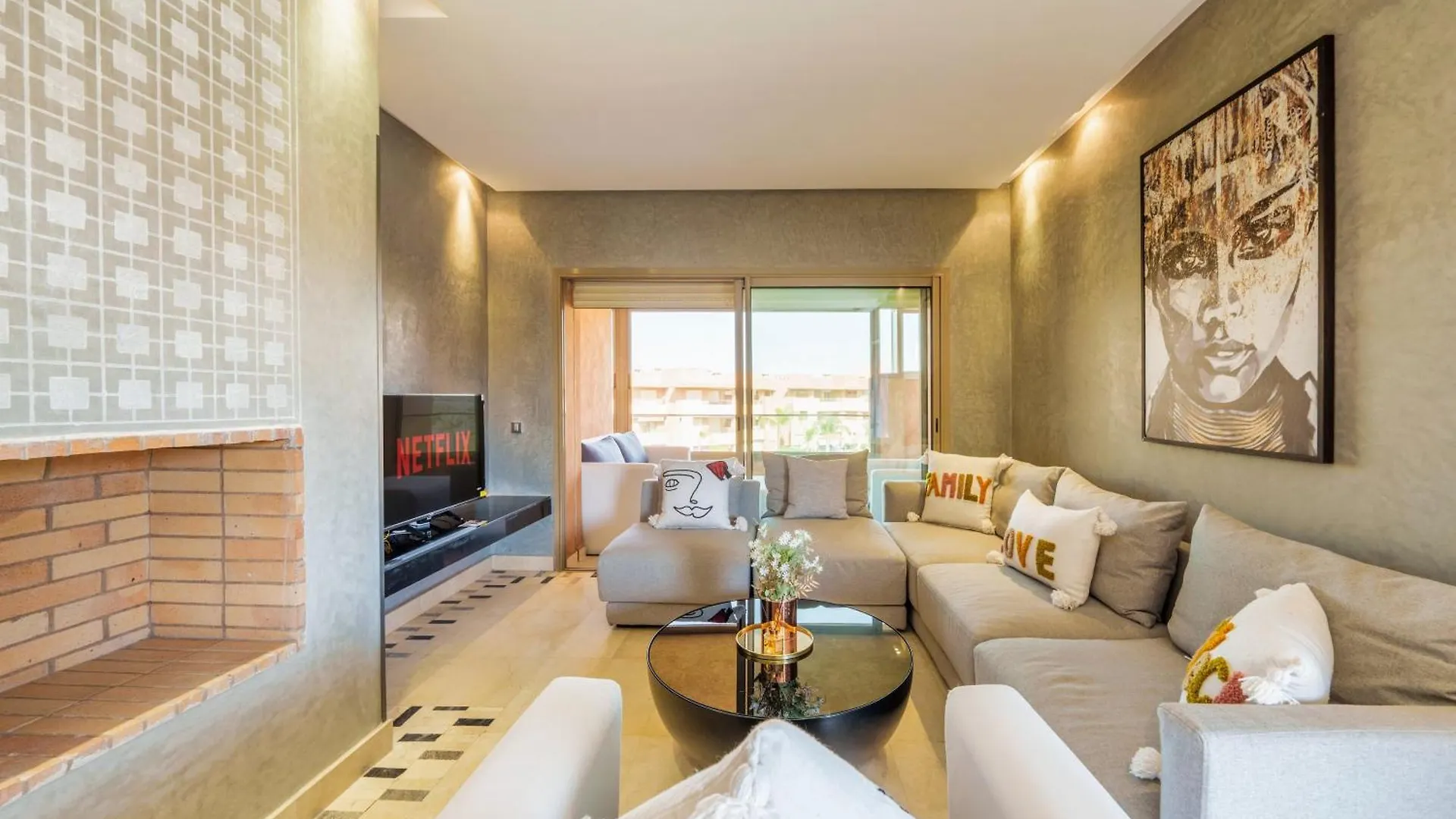 Relax Front Of Golf-Atlas Marrakesh Apartment